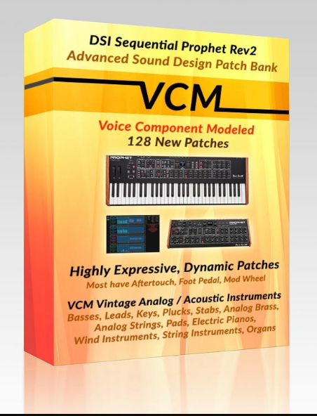 Creative Spiral Voice Component Modeling (VCM) Patch Bank Volume 1 Prophet Rev 2