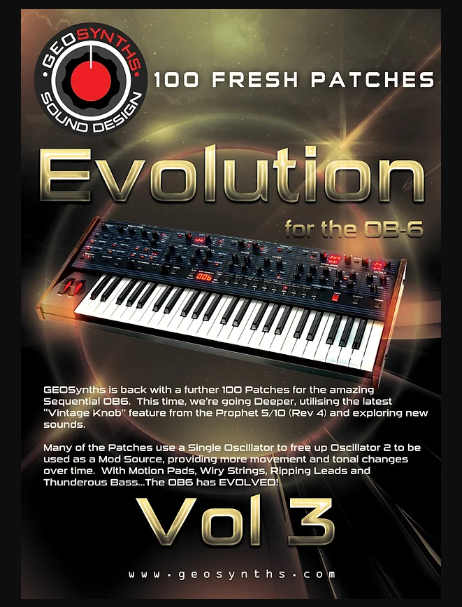 GeoSynths Evolution Vol.3 DSI OB6 Soundset