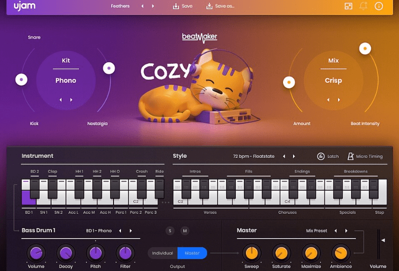 uJAM Beatmaker COZY v2.3.0