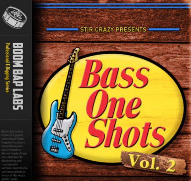 Boom Bap Labs Stir Crazy Bass One Shots Vol.2