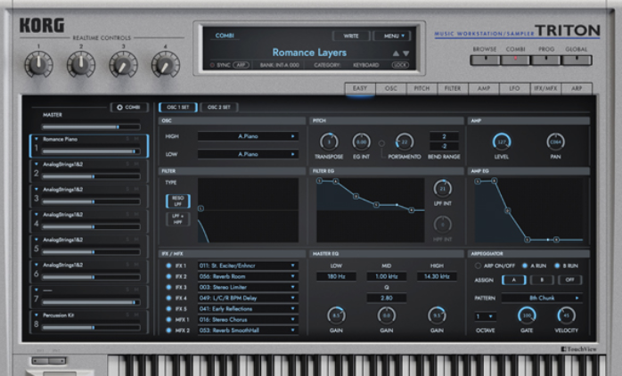 KORG TRITON Extreme v1.1.1 & TRITON v1.4.1