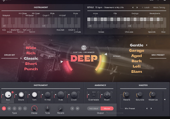 UJAM Virtual Drummer DEEP v2.5.0