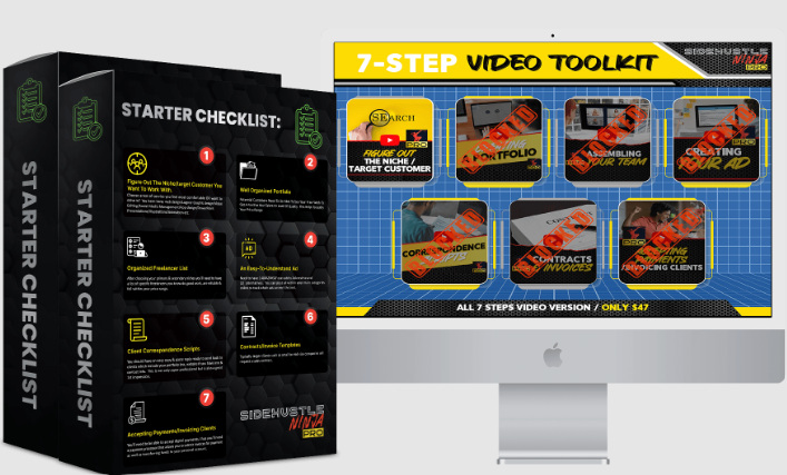 YOUR 7-STEP VIDEO TOOLKIT TODAY – GET THE 1st. VIDEO PLUS YOUR STARTER CHECKLIST!