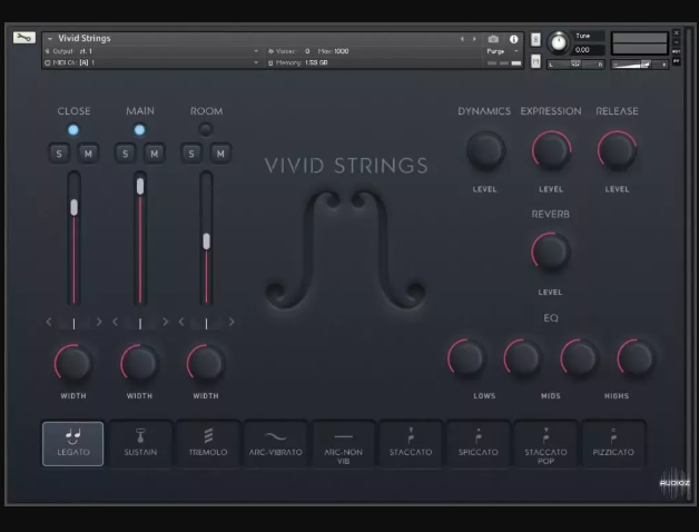 Pulse Audio Vivid Strings Basses KONTAKT