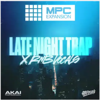 Akai Professional 91Vocals Late Night Trap x RnB Vocals MPC Expansion