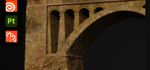 CGSide – Roman bridge – Houdini modeling 