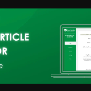Excel Wonders – AI ChatGPT Blog Article Generator v1.0 FINAL Version 2024