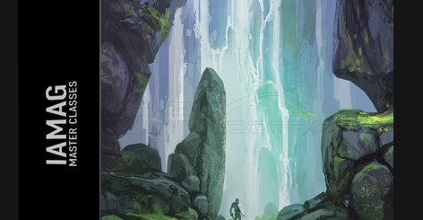 IAMAG – Andreas Rocha – Painting a Fantasy Landscape and Creative Process