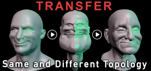 CGCircuit – Auto Blendshape Transfer Different Topo