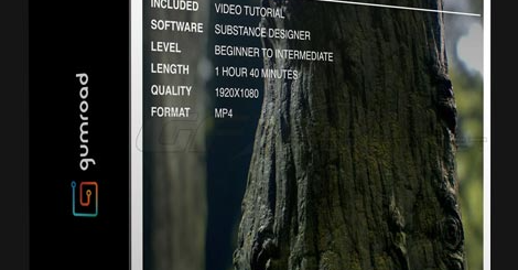 Gumroad – Tree Bark Creation – Substance Designer Tutoria