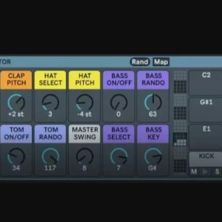 Kick & Bass Store Groove Generator Ableton Rack ALS