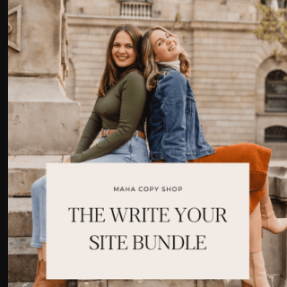 Madison & Haley – The Write Your Site Bundle