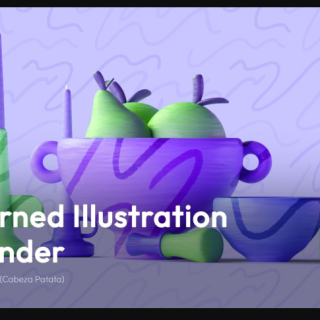 Patata School – Patterned Illustration in Blender