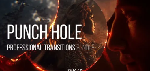 Videohive Punch Hole Transitions for After Effects 55612450