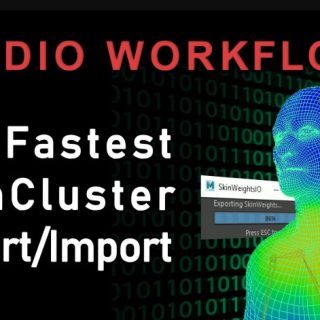 CGCircuit – The Fastest SkinCluster Export/Import [Maya]