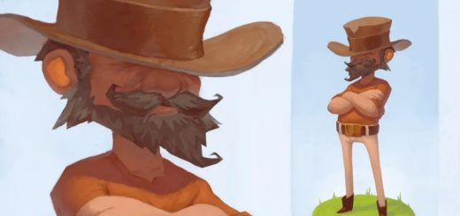 CGCookie – Wrangler Character Concept Art