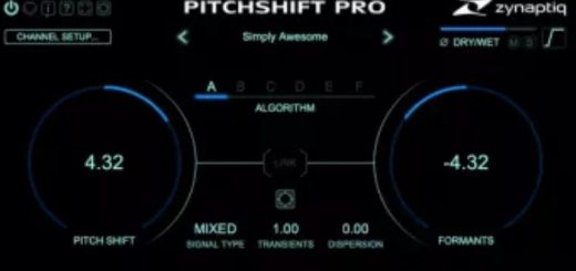 Zynaptiq PITCHSHIFT PRO v1.2.0