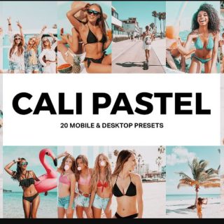 CreativeMarket – 20 Cali Pastel Lightroom Presets and LUTs