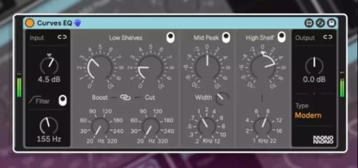 Isotonik Studios Curves EQ by Monomono ALP and For Max For Live