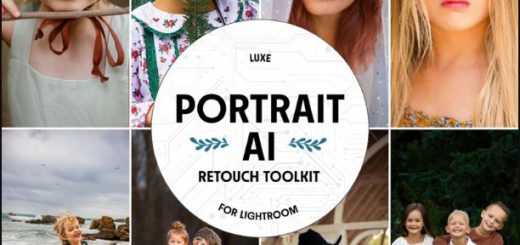 The Luxe Lens – Luxe Portrait AI Adaptive Retouch Toolkit Lightroom Presets – Desktop & Mobile