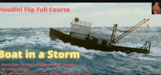 Gumroad – CG Imagine – Boat in a Storm with Diogo Guerreir