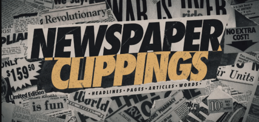 CreativeMarket – Indieground – Newspaper Clippings