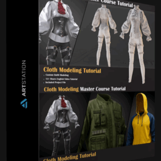ArtStation – Cloth Modeling Master Course Tutoria